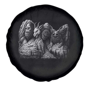 Cryptid Mount Rushmore Spare Tire Cover Bigfoot Mothman Jersey Devil Chupacabra TS12 Print Your Wear