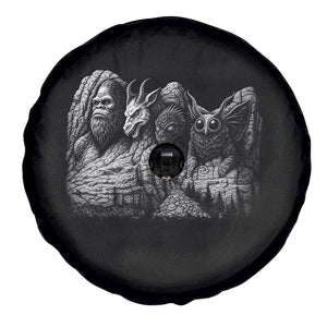 Cryptid Mount Rushmore Spare Tire Cover Bigfoot Mothman Jersey Devil Chupacabra TS12 Print Your Wear