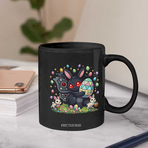 Funny Mothman Easter Bunny Ears Coffee Mug Cryptid Lover Gift TS12 Print Your Wear