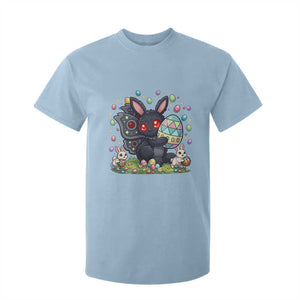 Funny Mothman Easter Bunny Ears T Shirt For Kid Cryptid Lover Gift TS12 Light Blue Print Your Wear