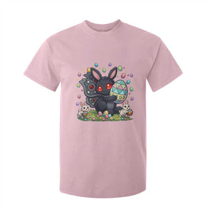 Funny Mothman Easter Bunny Ears T Shirt For Kid Cryptid Lover Gift TS12 Light Pink Print Your Wear