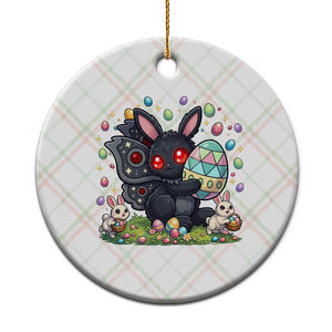 Funny Mothman Easter Bunny Ears Ceramic Ornament Cryptid Lover Gift TS12 1pc Christmas Plaid Print Your Wear