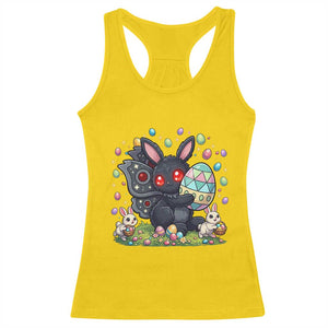 Funny Mothman Easter Bunny Ears Racerback Tank Top Cryptid Lover Gift TS12 Daisy Print Your Wear
