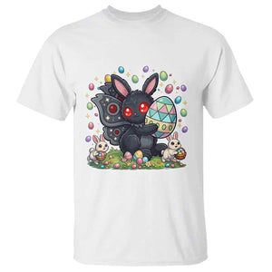 Funny Mothman Easter Bunny Ears T Shirt Cryptid Lover Gift TS12 White Print Your Wear