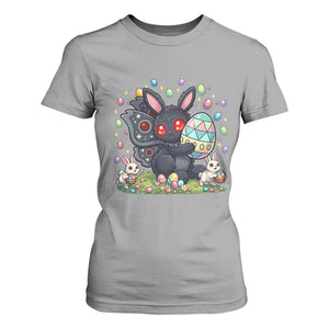 Funny Mothman Easter Bunny Ears T Shirt For Women Cryptid Lover Gift TS12 Sport Gray Print Your Wear