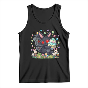 Funny Mothman Easter Bunny Ears Tank Top Cryptid Lover Gift TS12 Black Print Your Wear