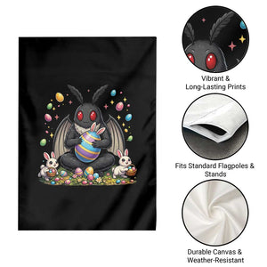 Mothman Easter Bunny Garden Flag Funny West Virginia Cryptid Lover Gift TS12 Print Your Wear