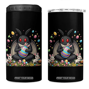 Mothman Easter Bunny 4 in 1 Can Cooler Tumbler Funny West Virginia Cryptid Lover Gift TS12 One Size: 16 oz Black Print Your Wear