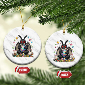 Mothman Easter Bunny Ceramic Ornament Funny West Virginia Cryptid Lover Gift TS12 1pc White Marble Print Your Wear