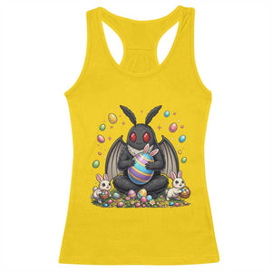 Mothman Easter Bunny Racerback Tank Top Funny West Virginia Cryptid Lover Gift TS12 Daisy Print Your Wear