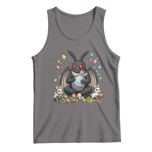 Mothman Easter Bunny Tank Top Funny West Virginia Cryptid Lover Gift TS12 Deep Heather Print Your Wear