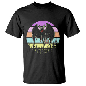 Retro Sunset Mothman Easter Egg Hunt T Shirt Cryptid Lover Gift TS12 Black Print Your Wear