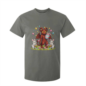 Jersey Devil Easter Egg Hunt T Shirt For Kid Funny Pine Barrens Folklore Gift TS12 Military Green Print Your Wear