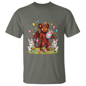 Jersey Devil Easter Egg Hunt T Shirt Funny Pine Barrens Folklore Gift TS12 Military Green Print Your Wear