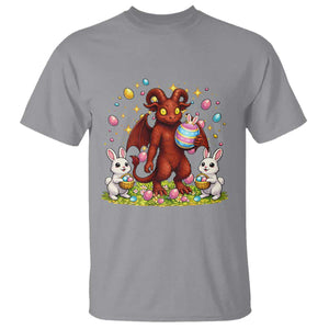 Jersey Devil Easter Egg Hunt T Shirt Funny Pine Barrens Folklore Gift TS12 Sport Gray Print Your Wear