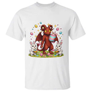 Jersey Devil Easter Egg Hunt T Shirt Funny Pine Barrens Folklore Gift TS12 White Print Your Wear