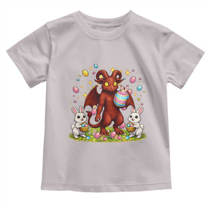 Jersey Devil Easter Egg Hunt Toddler T Shirt Funny Pine Barrens Folklore Gift TS12 Ice Gray Print Your Wear