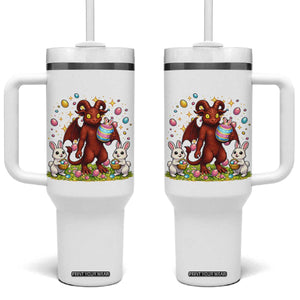 Jersey Devil Easter Egg Hunt Tumbler With Handle Funny Pine Barrens Folklore Gift TS12 One Size: 40 oz White Print Your Wear