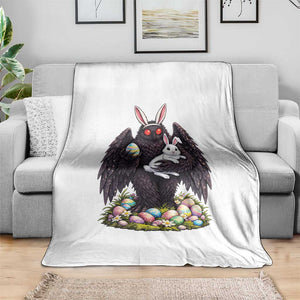Funny Mothman Bunny Ears Throw Blanket Point Pleasant Cryptid Lover Gift TS12 Print Your Wear