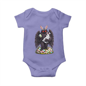 Funny Mothman Bunny Ears Baby Onesie Point Pleasant Cryptid Lover Gift TS12 Violet Print Your Wear