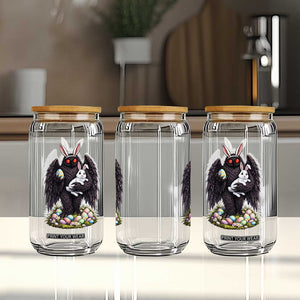 Funny Mothman Bunny Ears Glass Can Point Pleasant Cryptid Lover Gift TS12 Print Your Wear