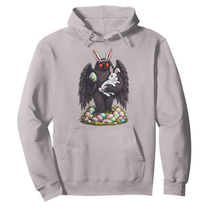 Funny Mothman Bunny Ears Hoodie Point Pleasant Cryptid Lover Gift TS12 Ice Gray Print Your Wear
