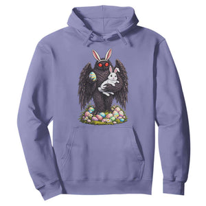 Funny Mothman Bunny Ears Hoodie Point Pleasant Cryptid Lover Gift TS12 Violet Print Your Wear
