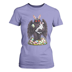Funny Mothman Bunny Ears T Shirt For Women Point Pleasant Cryptid Lover Gift TS12 Violet Print Your Wear