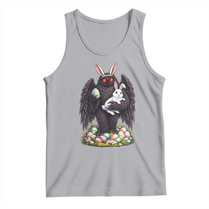 Funny Mothman Bunny Ears Tank Top Point Pleasant Cryptid Lover Gift TS12 Athletic Heather Print Your Wear