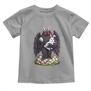 Funny Mothman Bunny Ears Toddler T Shirt Point Pleasant Cryptid Lover Gift TS12 Sport Gray Print Your Wear
