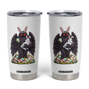 Funny Mothman Bunny Ears Tumbler Cup Point Pleasant Cryptid Lover Gift TS12 White Print Your Wear