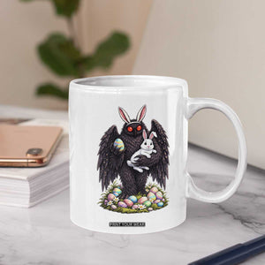 Funny Mothman Bunny Ears Coffee Mug Point Pleasant Cryptid Lover Gift TS12 Print Your Wear