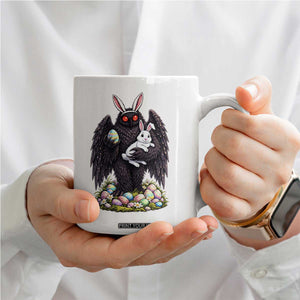 Funny Mothman Bunny Ears Coffee Mug Point Pleasant Cryptid Lover Gift TS12 Print Your Wear