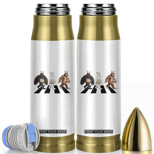 Funny Easter Bunny Bigfoot Mothman Bullet Tumbler Cryptid Lover Gift TS12 White Print Your Wear