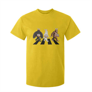 Funny Easter Bunny Bigfoot Mothman T Shirt For Kid Cryptid Lover Gift TS12 Daisy Print Your Wear