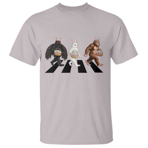 Funny Easter Bunny Bigfoot Mothman T Shirt Cryptid Lover Gift TS12 Ice Gray Print Your Wear