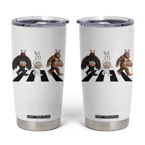 Funny Easter Bunny Bigfoot Mothman Tumbler Cup Cryptid Lover Gift TS12 White Print Your Wear