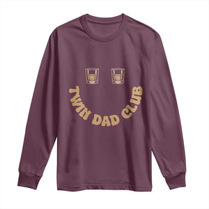 Twin Dad Club Long Sleeve Shirt Funny Father Of Twins Fathers Day Gift