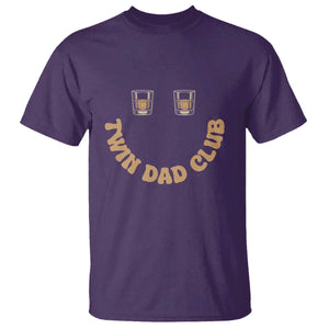 Twin Dad Club T Shirt Funny Father Of Twins Fathers Day Gift TS12 Purple Print Your Wear