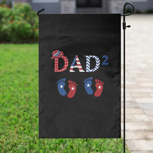 Patriotic Twin Dad American Flag Garden Flag Father Of Twins USA Gift TS12 Print Your Wear
