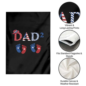 Patriotic Twin Dad American Flag Garden Flag Father Of Twins USA Gift TS12 Print Your Wear