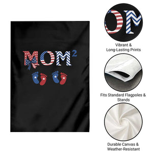 Patriotic Twin Mom Announcement American Flag Gift Garden Flag TS12 Print Your Wear