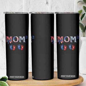Patriotic Twin Mom Announcement American Flag Gift Skinny Tumbler TS12 Print Your Wear