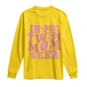 In My Twin Mom Era Long Sleeve Shirt Funny Mama Twin Pregnancy Announcement TS12 Daisy Print Your Wear