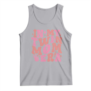 In My Twin Mom Era Tank Top Funny Mama Twin Pregnancy Announcement TS12 Athletic Heather Print Your Wear