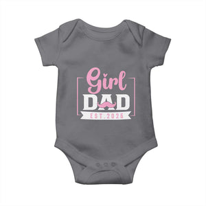 Girl Dad Est 2026 Baby Onesie Proud New Dad Gift TS12 Charcoal Print Your Wear
