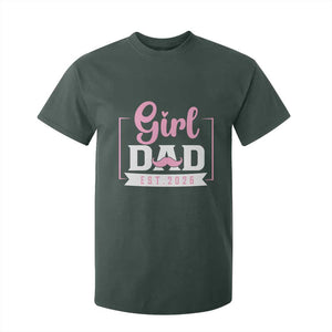 Girl Dad Est 2026 T Shirt For Kid Proud New Dad Gift TS12 Dark Forest Green Print Your Wear