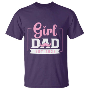 Girl Dad Est 2026 T Shirt Proud New Dad Gift TS12 Purple Print Your Wear