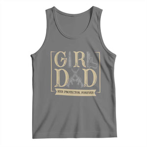 Girl Dad Her Protector Forever Tank Top Proud Father Of A Daughter TS12 Black Heather Print Your Wear