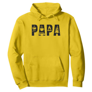 Camping Papa Hoodie Camper Dad Fathers Day Gift TS12 Daisy Print Your Wear